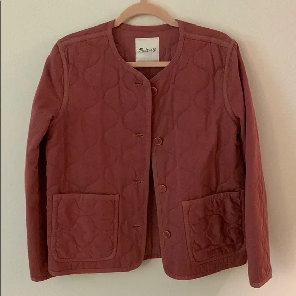 Madewell Quilted Liner Jacket Size Small NWOT - Picture 3 of 12